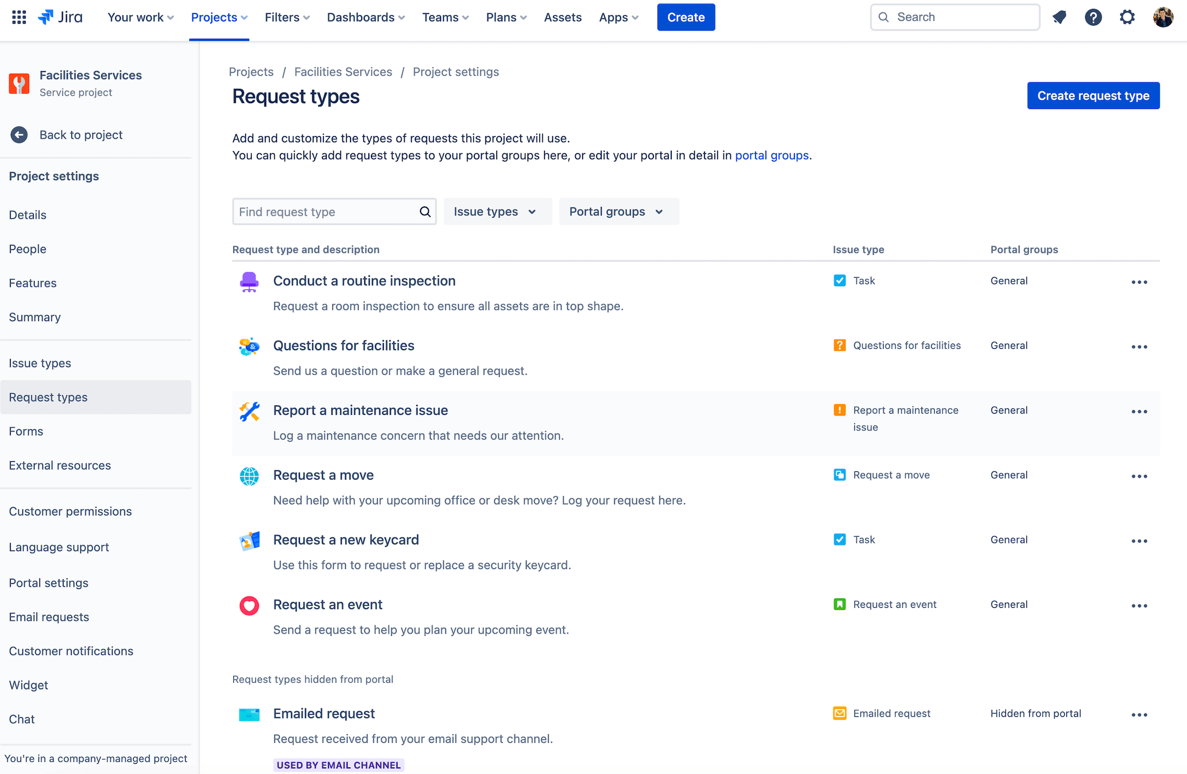gebäudemanagement jira service management 2