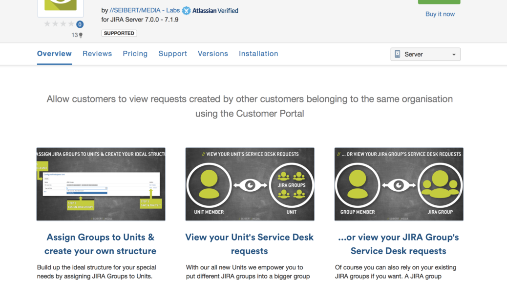Collective Issue View for JIRA Service Desk on the Atlassian Marketplace