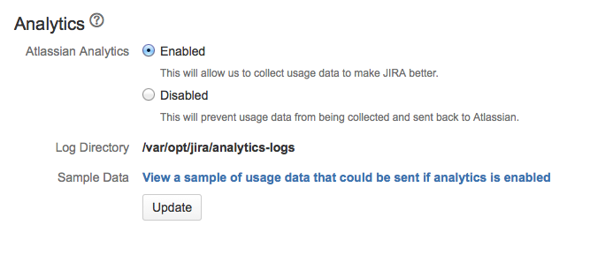 Atlassian Analytics - Enabled in JIRA