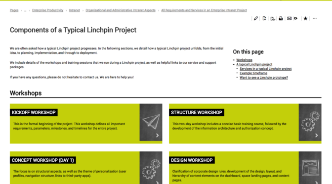 Linchpin project components