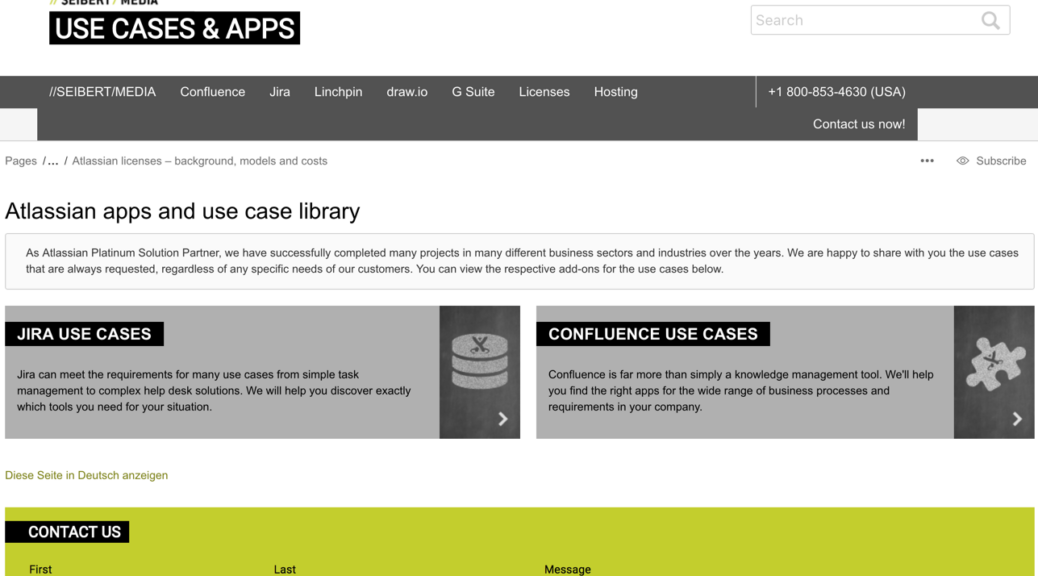 //SEIBERT/MEDIA's Atlassian app use case library