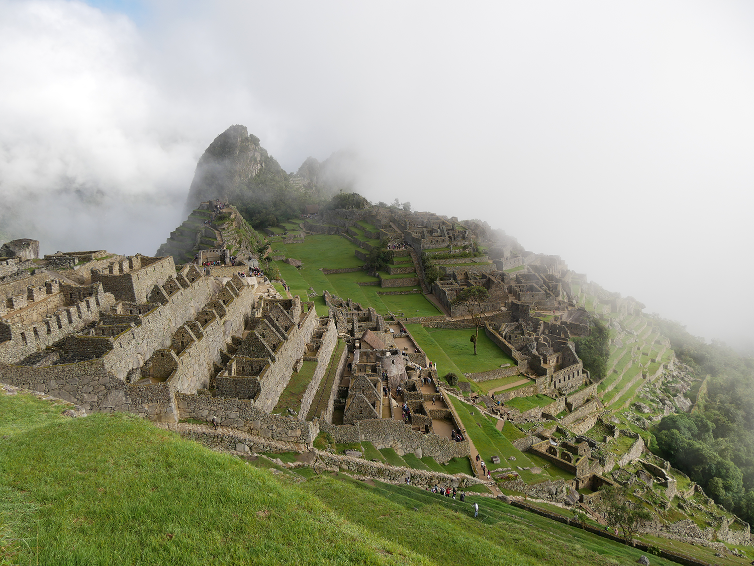 The Incan city of Machu Picchu
