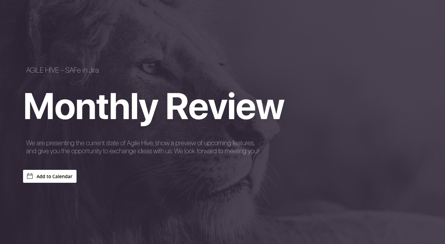Monthly Agile Hive review