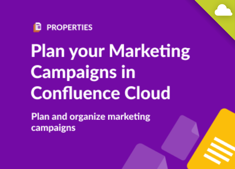 How to Plan your Marketing Campaigns in Confluence Cloud