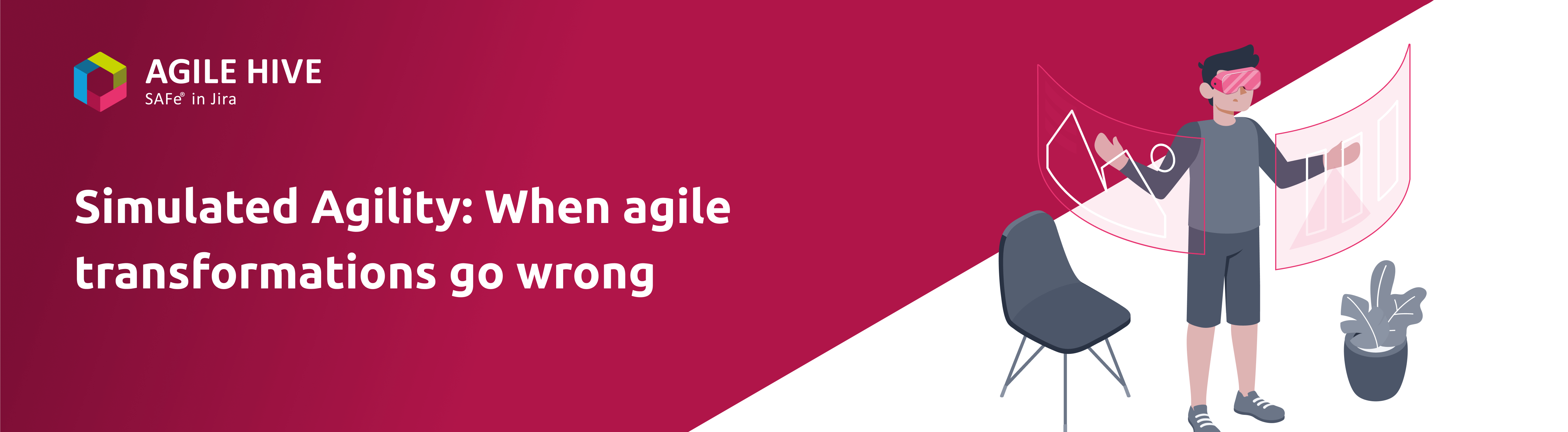 Simulated Agility: When agile transformations go wrong - banner