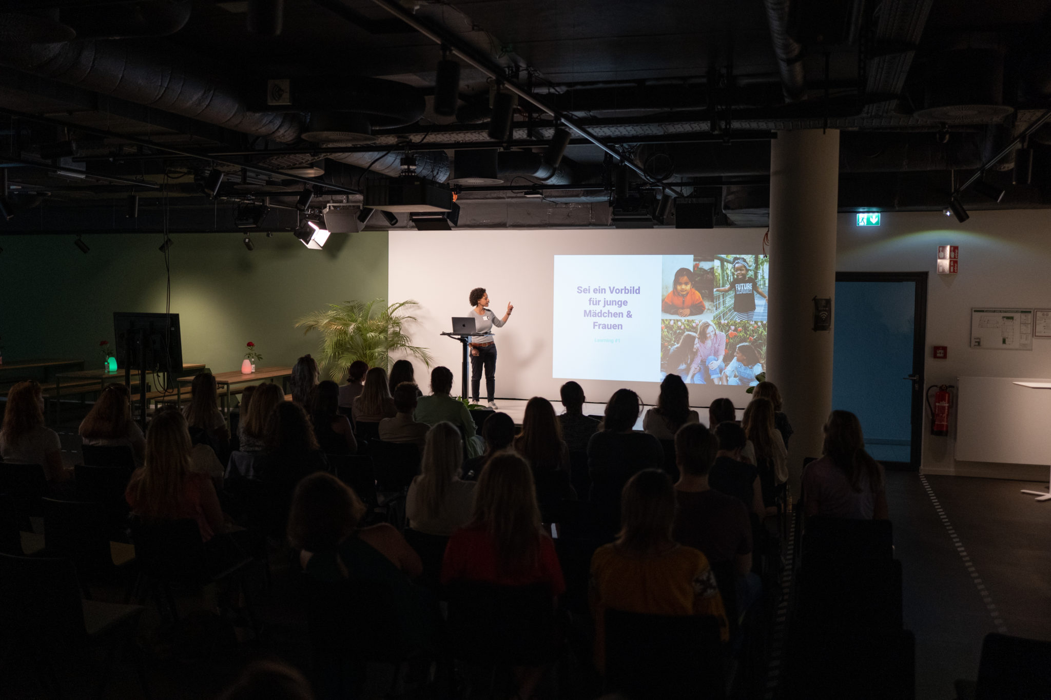 women in tech night 2022 - the stage