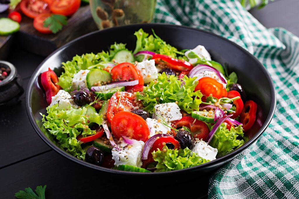 sustainability - vegan salad