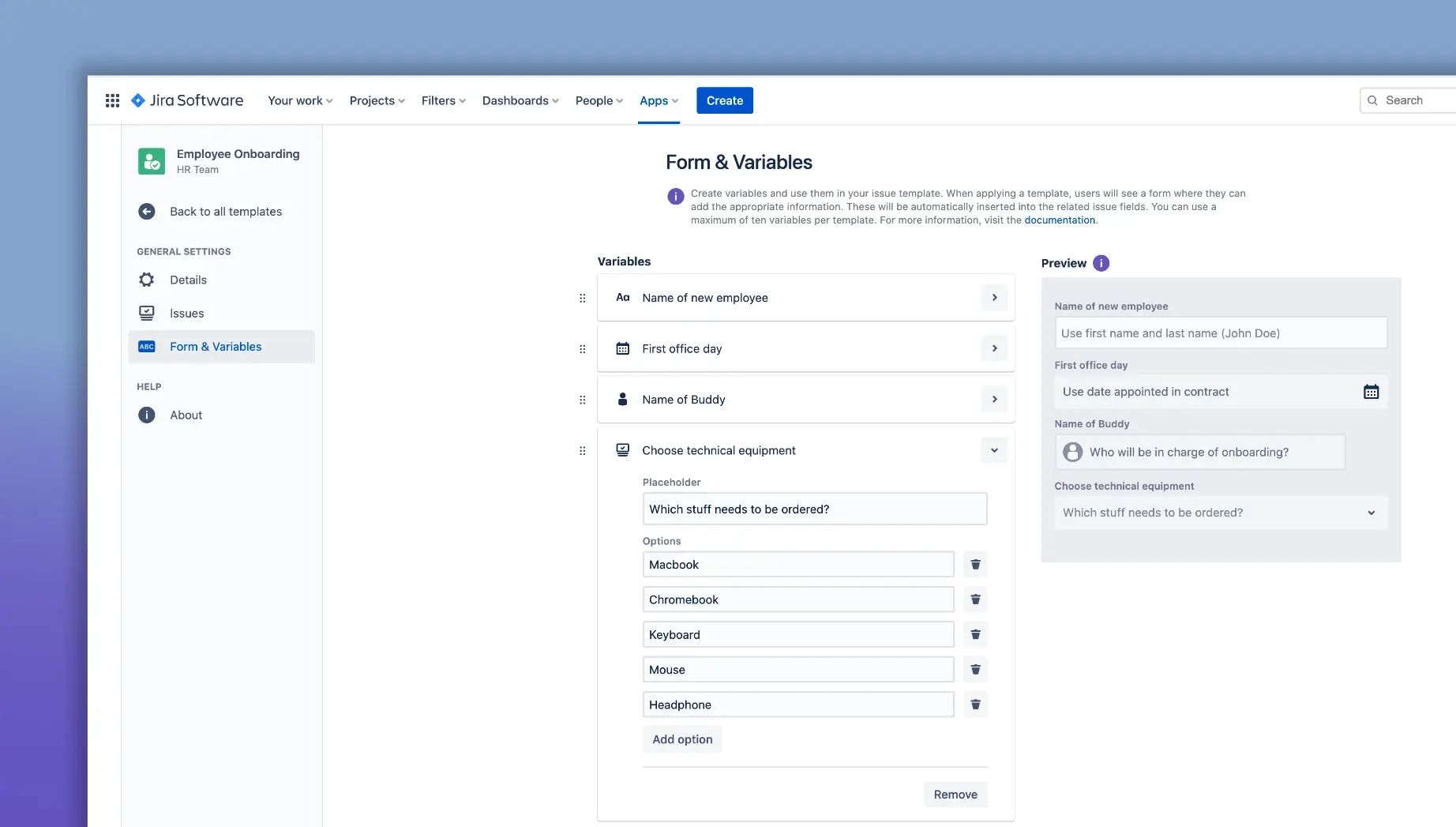 Templates for Sub-tasks for Jira Cloud Issues - setting dynamic variables