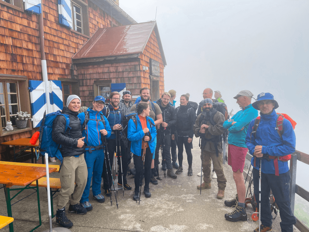 Seibert Media Alps hike - arrived at the Saarbrucken Shelter