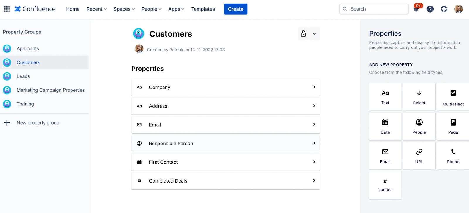 Keep Your Customer Data in one place in Confluence Cloud - Confluence and properties as a CRM 2