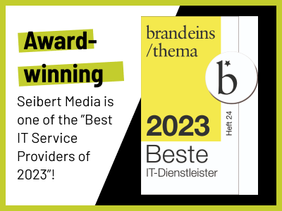 We Won an Award! Seibert Media is one of the "Best IT Service Providers 2023"! - thumbnail