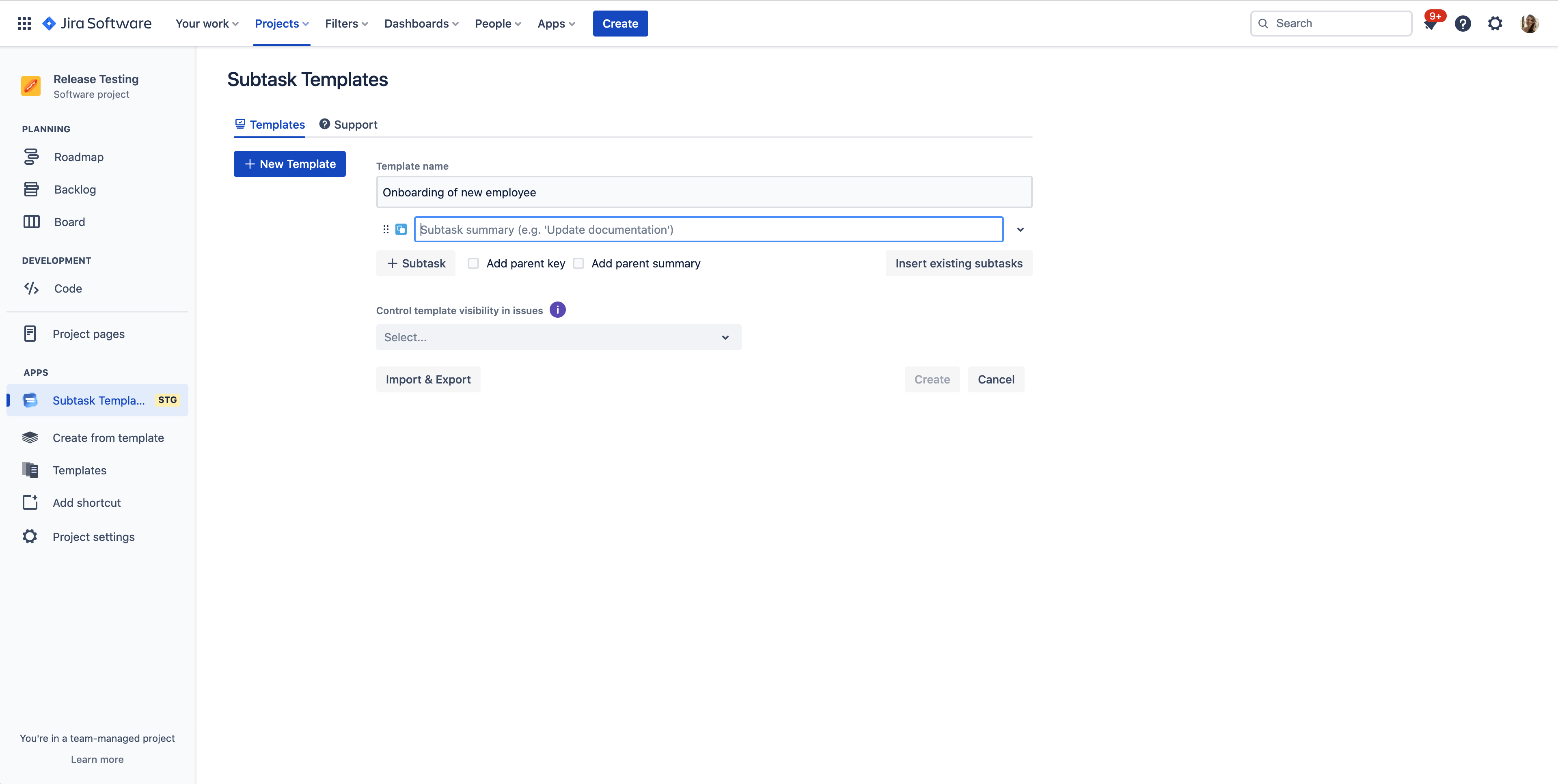 Turn Any Jira Issue Into A Template In Jira Cloud - Import Subtasks