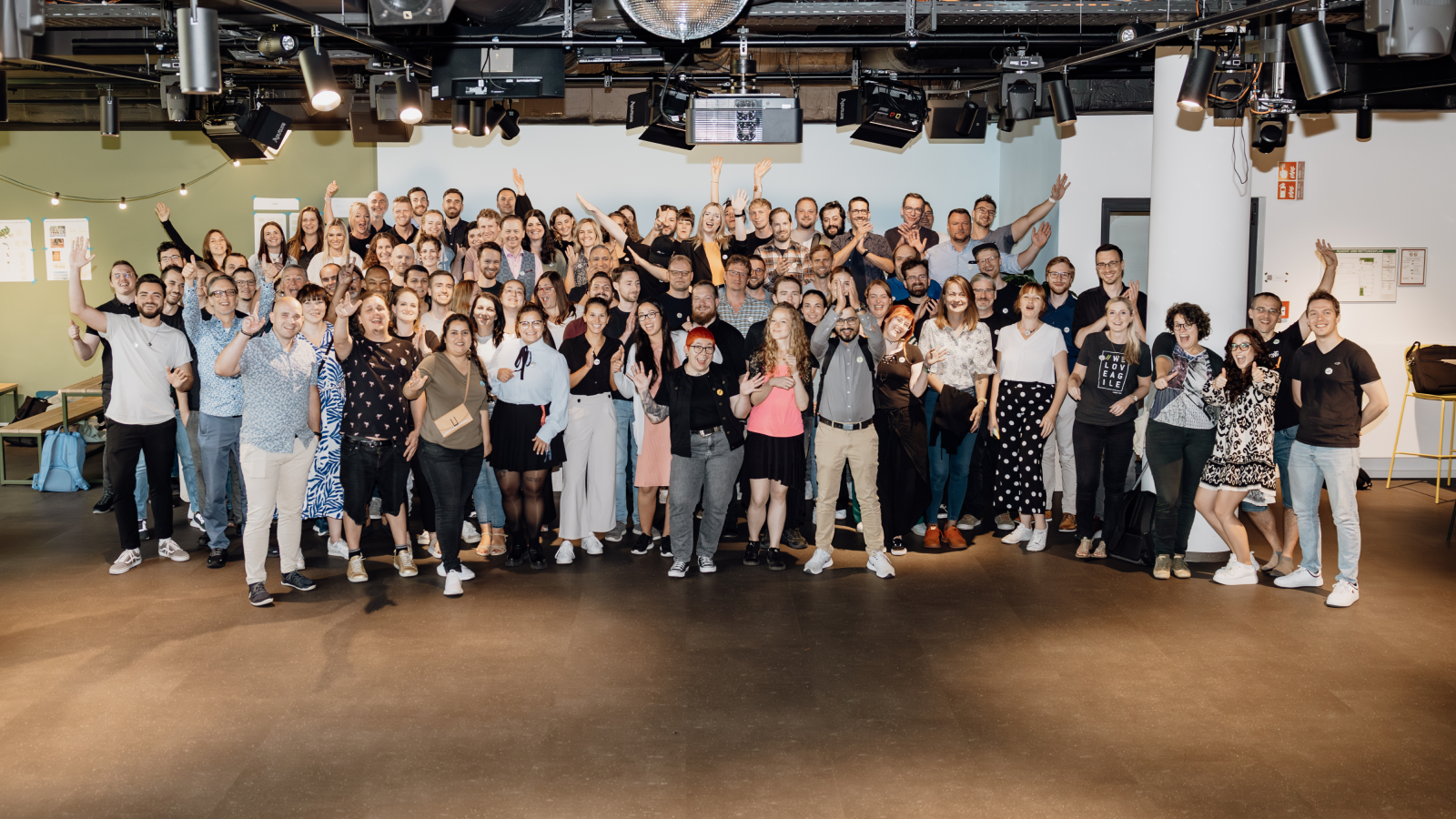#5become1 or: Why we can achieve more for your Atlassian ecosystem with Seibert Solutions - photo of many of the Seibert Solutions employees