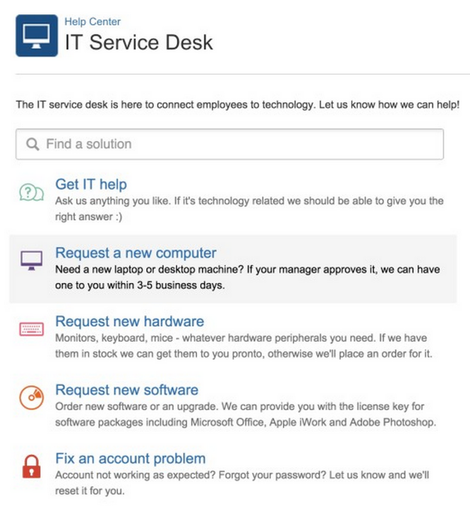JIRA Service Desk Portal 1
