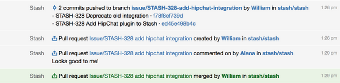 Stash HipChat Integration 1