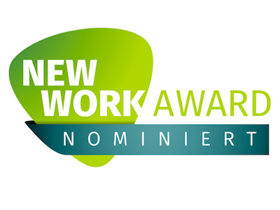 Wir stehen auf der Shortlist des XING New Work Awards 2017! Er zeichnet Unternehmen aus, die traditionelle Konzepte in Frage stellen - Voten Sie für uns!