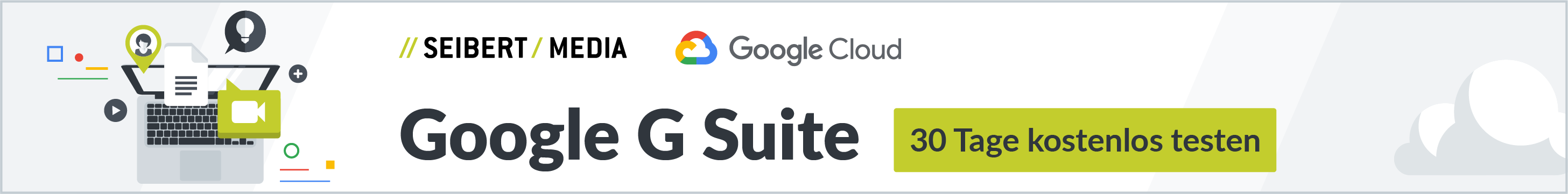 Google G Suite 30 Tage kostenlos testen