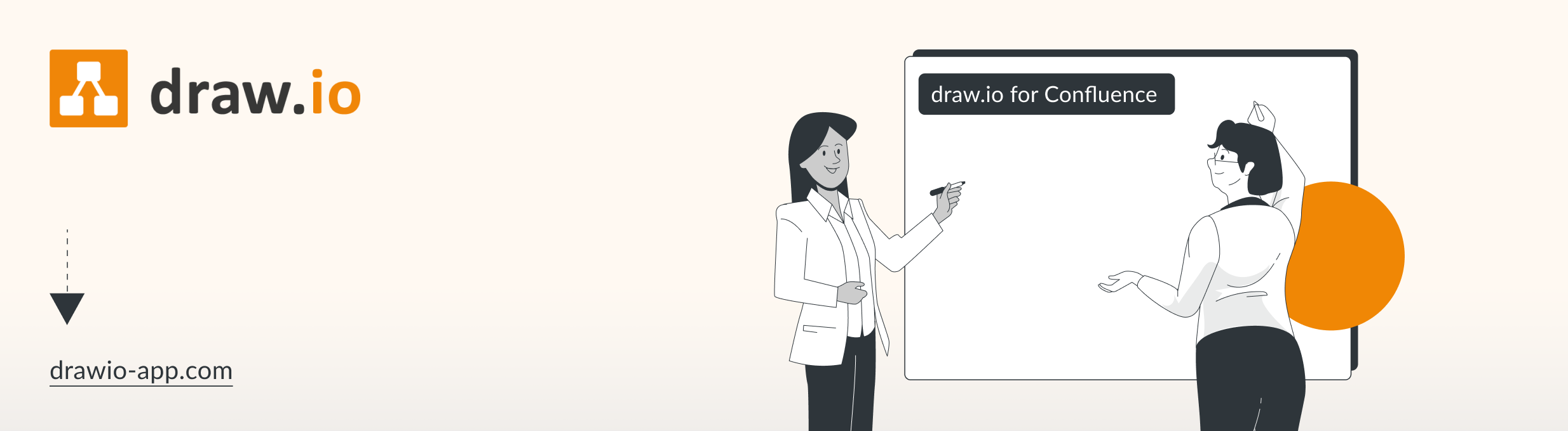 draw.io bietet ein neues Feature für Live-Zusammenarbeit: Bearbeite Diagramme in Confluence gemeinsam und in Echtzeit mit deinen Kolleg*innen!