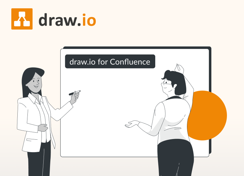 Diagramme in Confluence bearbeiten: Live-Zusammenarbeit dank des neuen Features von draw.io