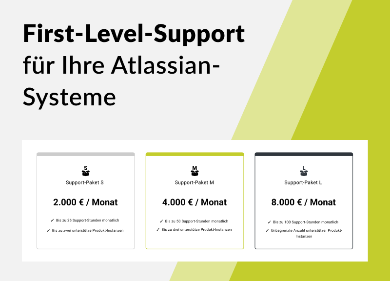 Mehr Zeit – dank professionellem First-Level-Support für Ihre Atlassian-Systeme!