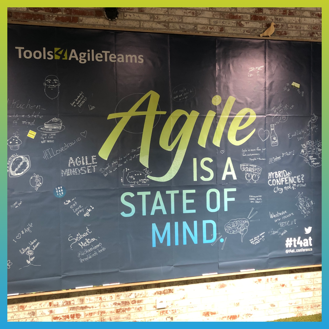 Tools4AgileTeams - Plakatwand im Headquarter