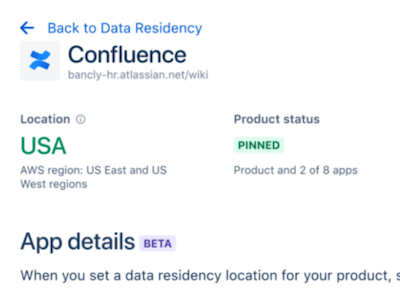 Atlassian Marketplace Data Residency