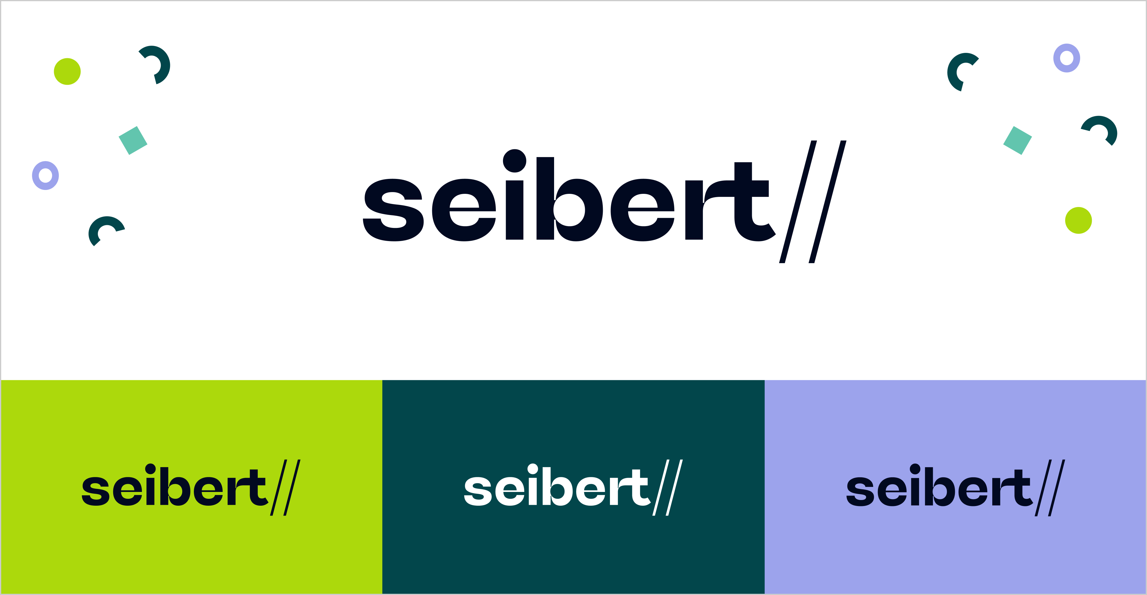 Kleiner Vorgeschmack auf das neue Corporate Design bei Seibert.